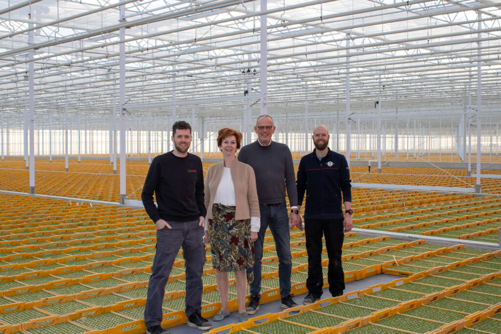 Beekenkamp Plants inaugurates new greenhouse for open-field vegetable cultivation.